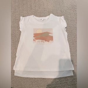 Chloe white graphic t shirt